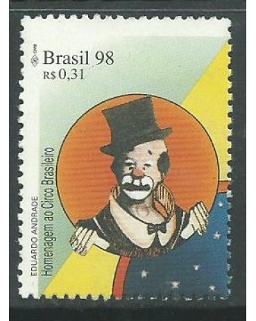 C2085 0 CIRCO BRASILEIRO PALHAÇO 98 - 10.240 Mint